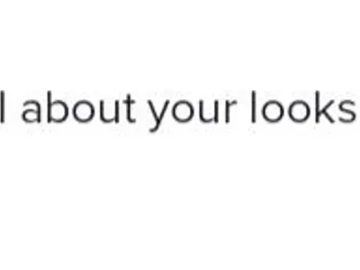 I can't tell if this hurts my feelings or not