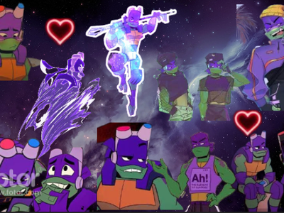 ROTTMNT Donnie/Donatello! Made in Middle School