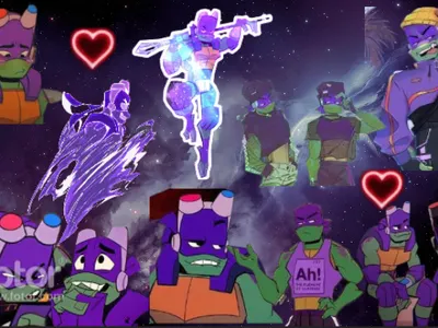 ROTTMNT Donnie/Donatello! Made in Middle School
