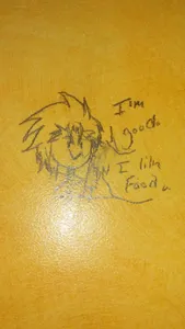 I also drew this but in the cafeteria table