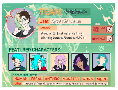 Find me on ArtFight! :D