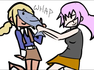 Luka used FISH SLAP! It's super effective!