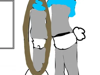 She might be a mom...(too lazy to draw the rest)