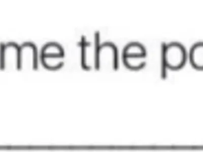 make something up to put in the blank. make it as stupid as possible