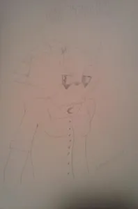 I drew Castiel on my sketch pad