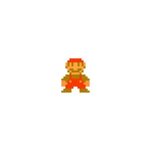 Mario looks at you.