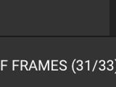 I made 33 frames help