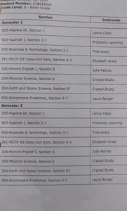Shortest freshman finally got her schedule yeet
