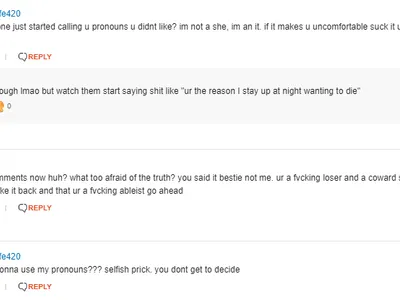 let me make one thing clear. I try to use your pronouns chiba and mpreg stop looking for attention