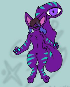 My side of an art trade with a friend.