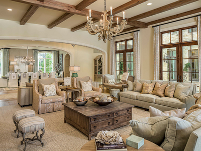 The living room and Dining room in Starry's house