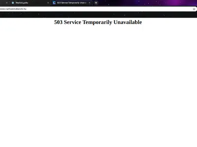 The website is down.