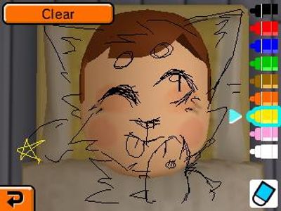 a furry doodle on tomodachi life, WOOPS