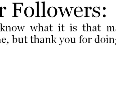 Thank You all for 600 Followers!