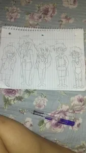 This who I got so far... (Ew. My leg.)