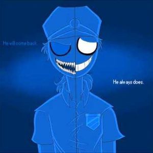 Other persons version of the blue guy