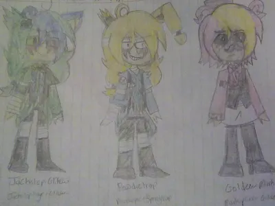 YouTubers as Fnaf characters.