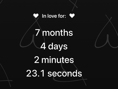 i cant wait for our 1 year!!!