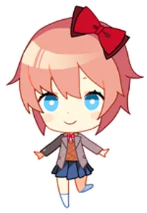This is my favorite one. Sayori!