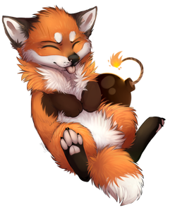 He looks SO cute... if you can get past the bomb