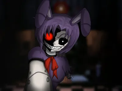 FNaF 2 Old Bonnie!Rena - Death Screen