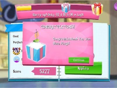 If it says I won a blue flag, how come its orange on the picture?