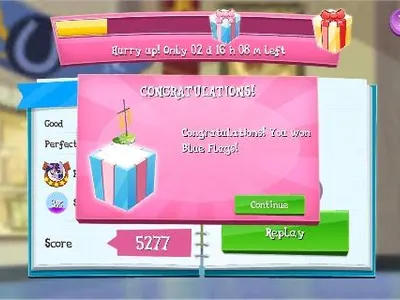 If it says I won a blue flag, how come its orange on the picture?