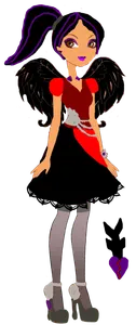 Alexis Anti-Cupid daughter of Thanatos