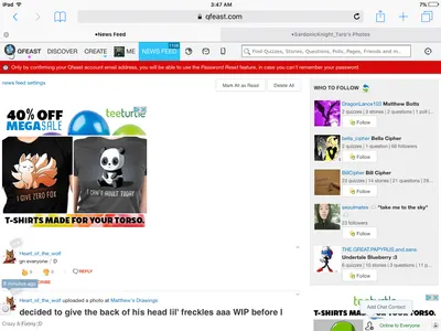 Qfeast found out what ads I want