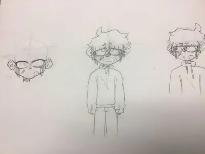 slightly unfinished drawing of me ig