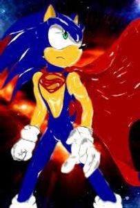 Sonic is Super Man? XD