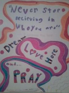 My own hand made poster took me two days to finish it