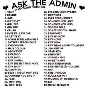 Ask me shit.