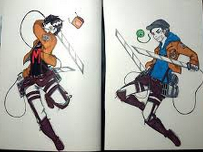 Markiplier and Jacksepticeye in AOT