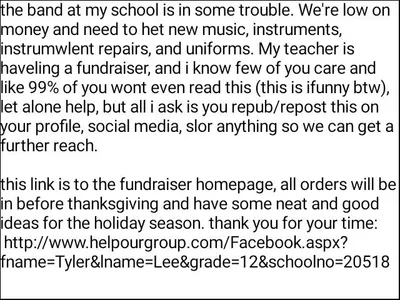 Star/share to help this guy out, as a band student I know how this feels.