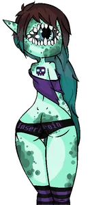 Mikanie's new outfit
