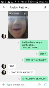 My convo with @Your_Avarage_Fangirl XD