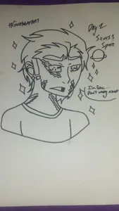 Goretober Day 2... Scars in Space Ft.Galaxy