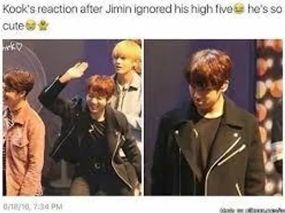 BTS:Awww no sad here *gives virtual high five* DONT BE SAD MY LOVE