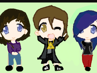 The_Mander,Me,Linku,Angel and Atsuko