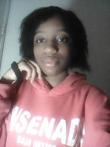Have some crappy pictures of me with blow dried hair