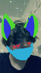 My hair kinda looked like shuichis last night