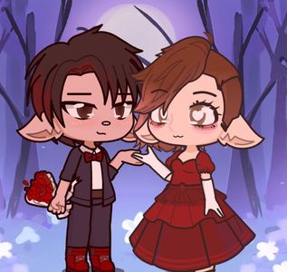 Made gacha characters of me and my bf