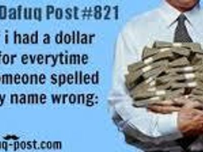 Or just spelled something wrong at all
