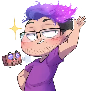 If Mark had purple hair, then what will Dark look like with purple hair?