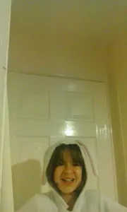 Me in a bunny onesie. :3