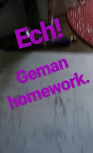 I mean German
