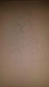 a little doodle I did in my freetime @Heart_of_the_wolf :>