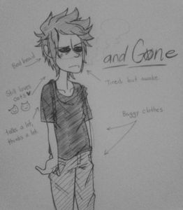 Male!Persona of Myself. I imagined him being very tired, but awake.