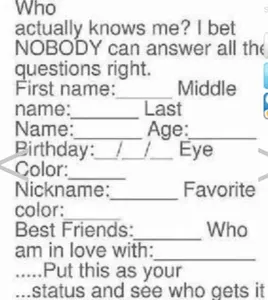 I know ONE person who can get this all/mostly      .         right  < 3